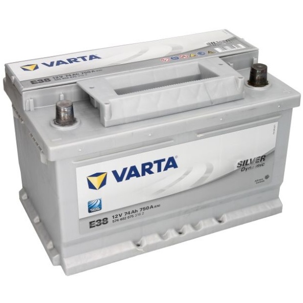 Baterie Varta Silver Dynamic E38 74Ah 750A 12V 5744020753162